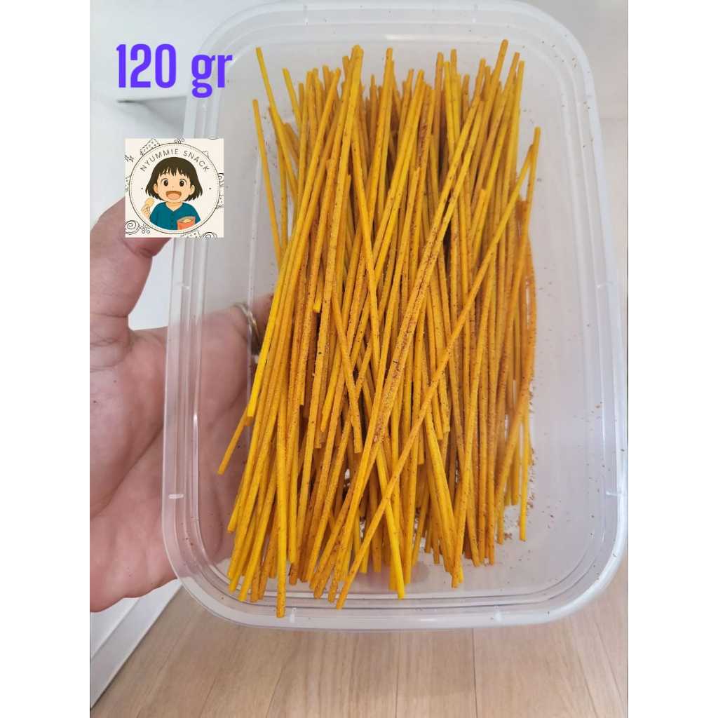 

Nyummie Snack - Mie Lidi Lidian 120gr | Cemilan Lidi-lidian 120gr