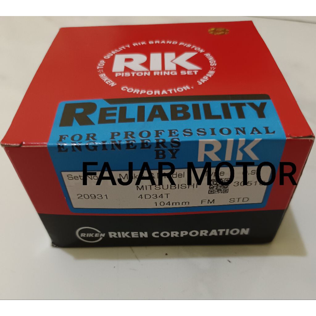 RING PISTON PS125 RING SEHER PS125 4D34T PS 125 STD