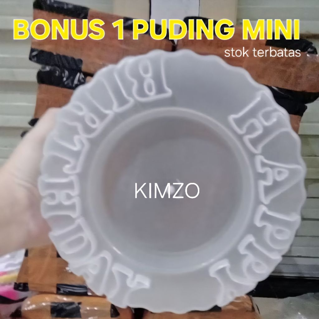 cetakan puding happy birthday - cetakan puding coklat agar agar ulang tahun