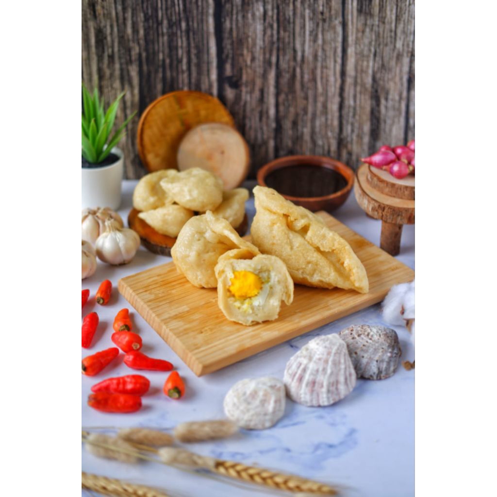 

Pempek Kapal Selam/ 6pcs /(Frozen) Free Mentimun+taburan ebi udang