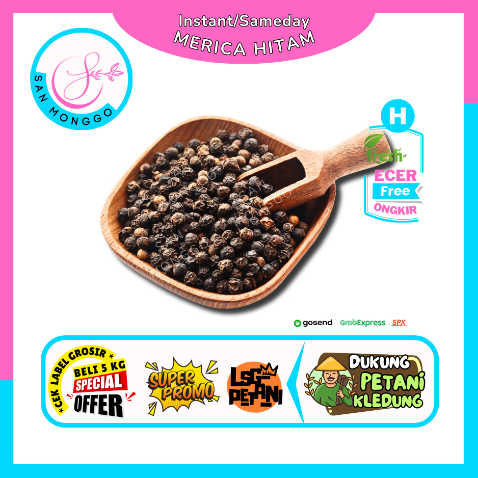 

Sanmonggoo >> Lada hitam/ Merica hitam -- Hasil Bumi Sindoro Sumbing Ecer (H)