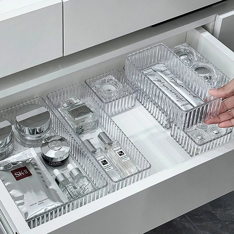 Kotak Akrilik Laci Akrilik STORAGE ORGANIZER ACRYLIC TEMPAT PENYIMPANAN SERBAGUNA DRAWER BASKET/Orga