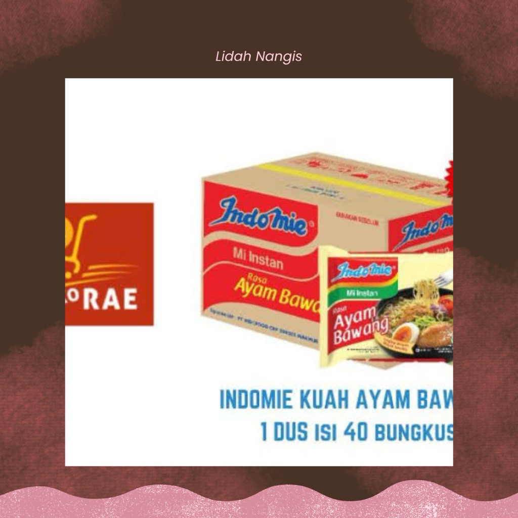 

Indomie Kuah Ayam Bawang – 1 Dus Isi 40 Bungkus | Mie Instan Rasa Gurih & Nikmat