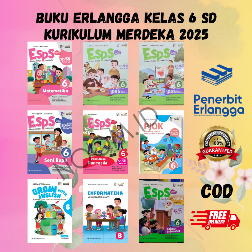 

Buku SD ERLANGGA kelas 6 kurikulum merdeka