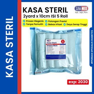 KASA ROLL STERIL 10CM (ISI 5) / KASA PERBAN/ KASA STERIL