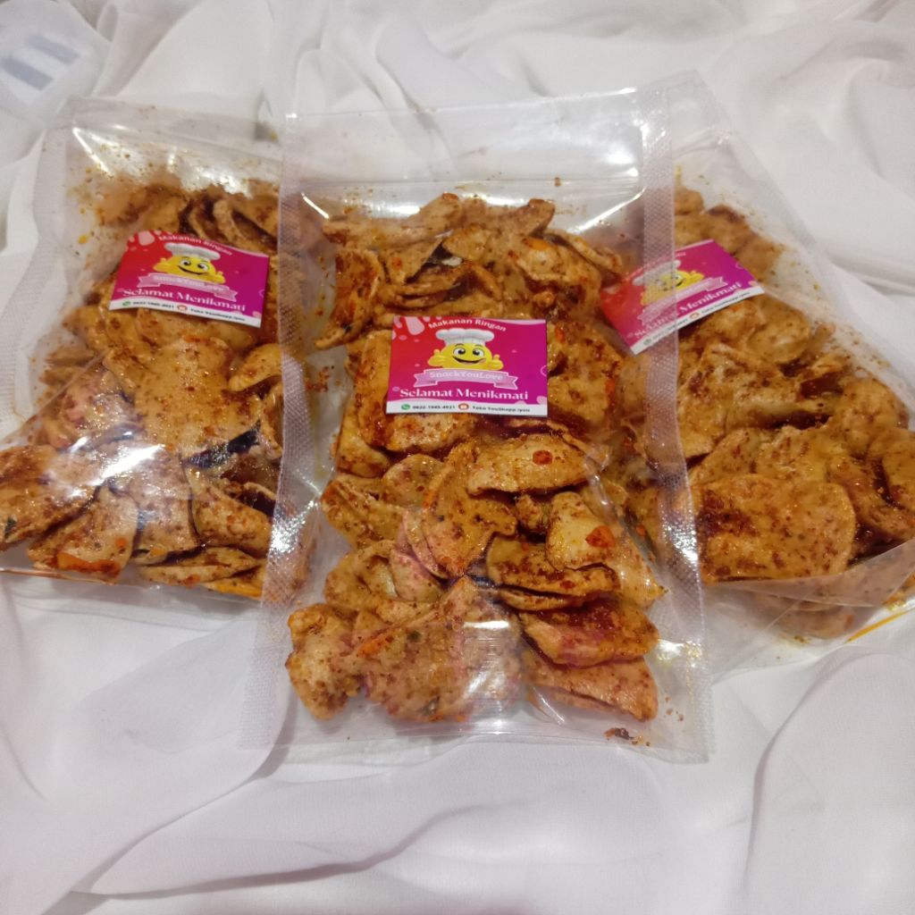 

Basreng Pedass Chili Oil