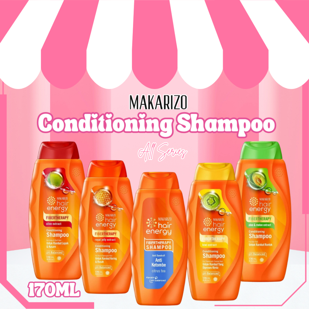 Makarizo hair energy fibertherapy conditioning shampoo 170ml - Makarizo hair energy - Makarizo hair 