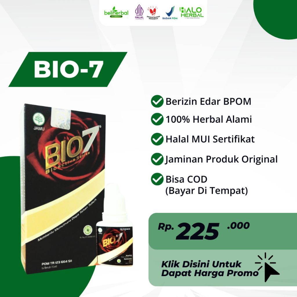 BIO7 Jamu Tetes Herbal Untuk Berbagai Macam Penyakit Jamu Tetes Herbal