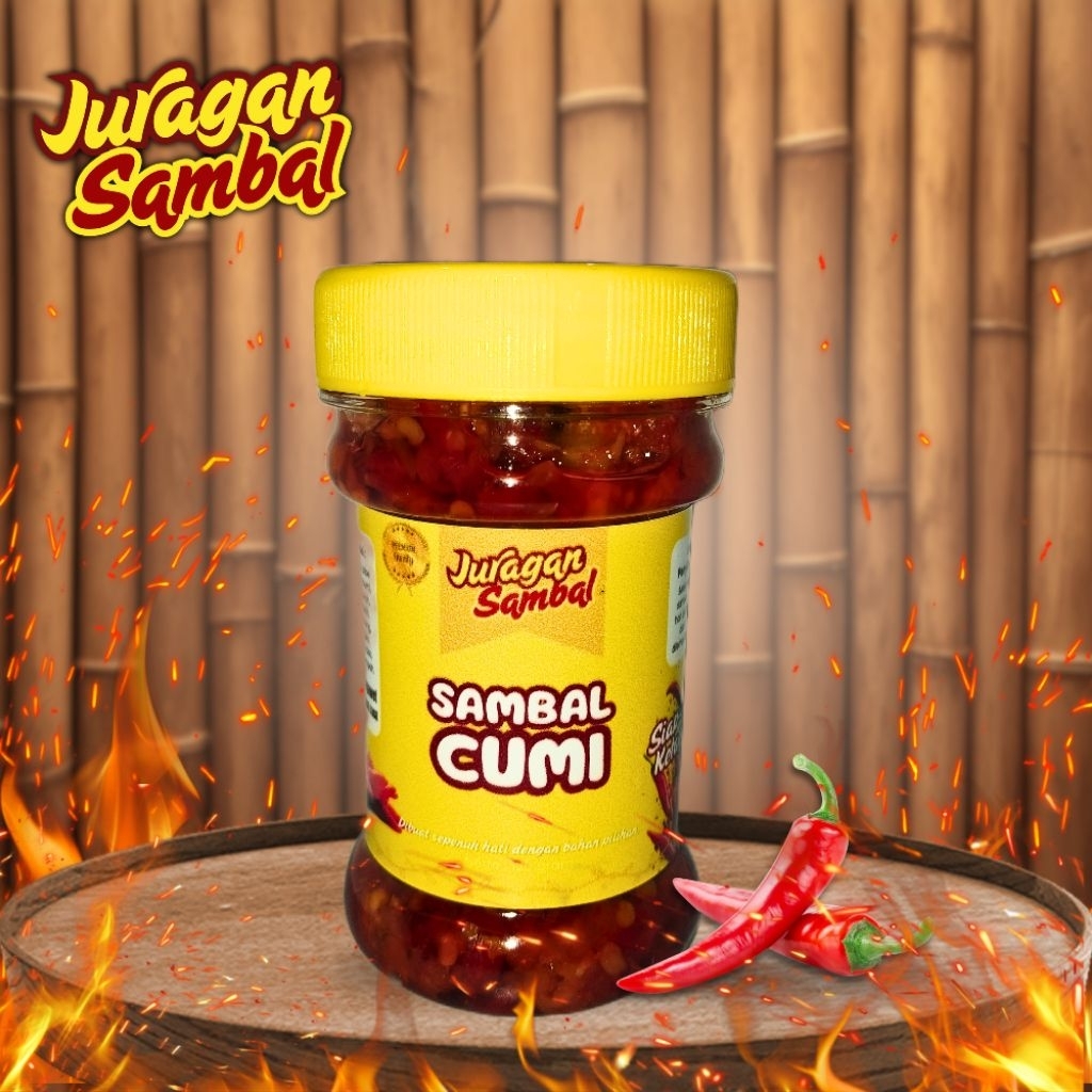 

Juragan Sambal - Sambal Cumi 125gr/PROMO Beli 4 Gratis 1 Toples