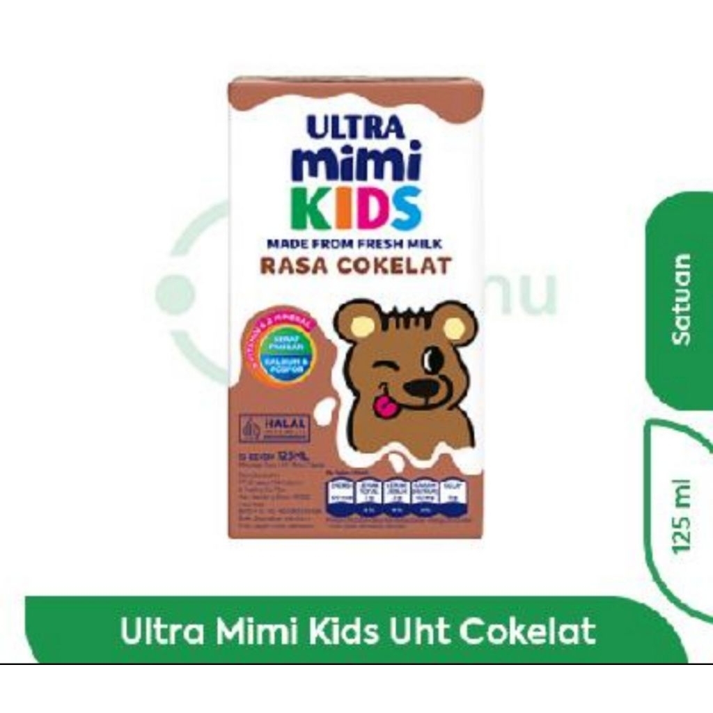 

ULTRA MIMI KIDS UHT COKLAT125ML(1 DUS)
