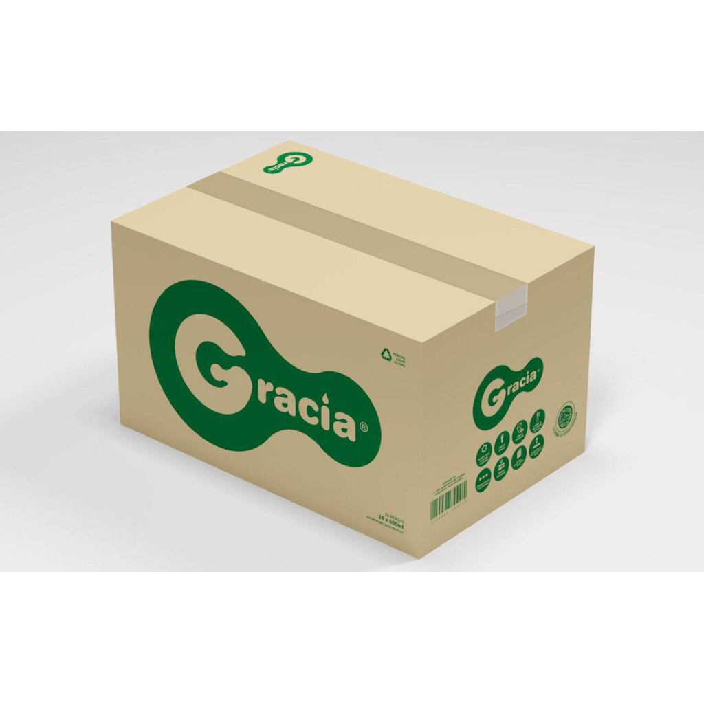 

Air Mineral Gracia 600 ml isi 24 botol @Dus