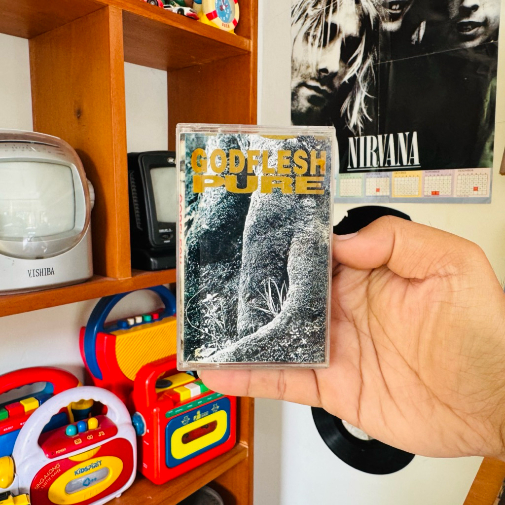 Kaset Pita / Tape / Walkman Godflesh Pure Original 100% Berfungsi / Tested Indonesia Luar Campur Ori