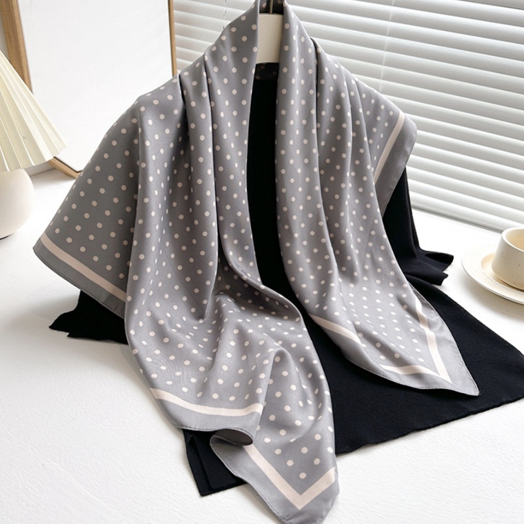 Scarf Efie 9 x 9 bahan Sutra Imitasi HIGH GRADE Scarf Mewah KODE S4O3