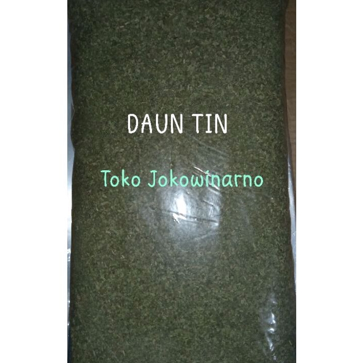 

DAUN TIN KERING GILING KASAR 100% Murni Original - Kemasan 1 KG