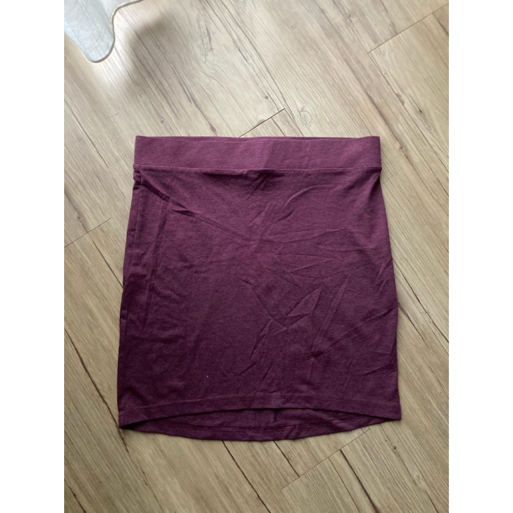 Rok H&M / Rok Span / Mini Skirt / Rok maroon / Rok merah