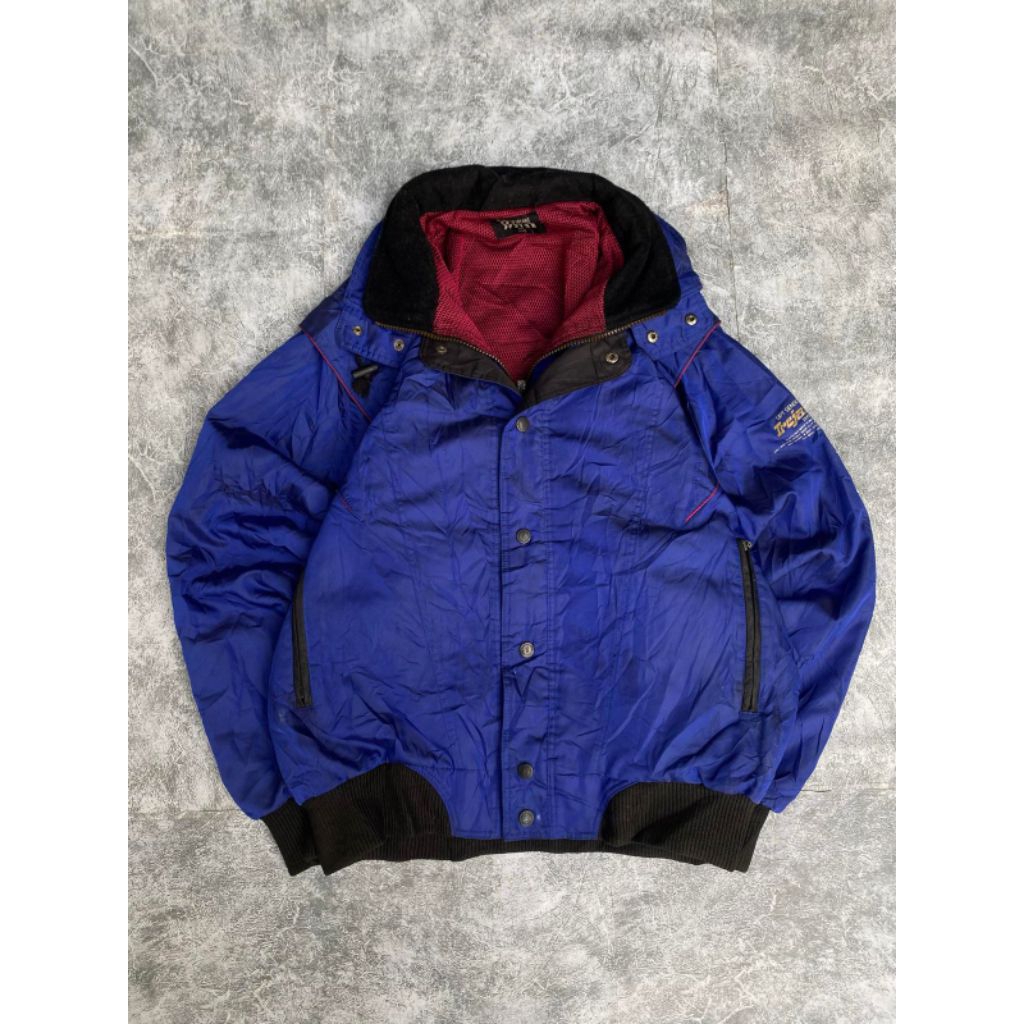 JAKET VINTAGE UNGU BOXYY