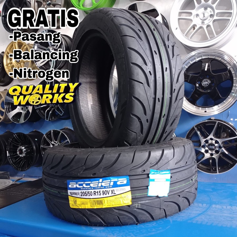 ACCELERA 651 SPORT 205 50 R15 SEMI SLICK TW200 BAN MOBIL SPORT RING 15