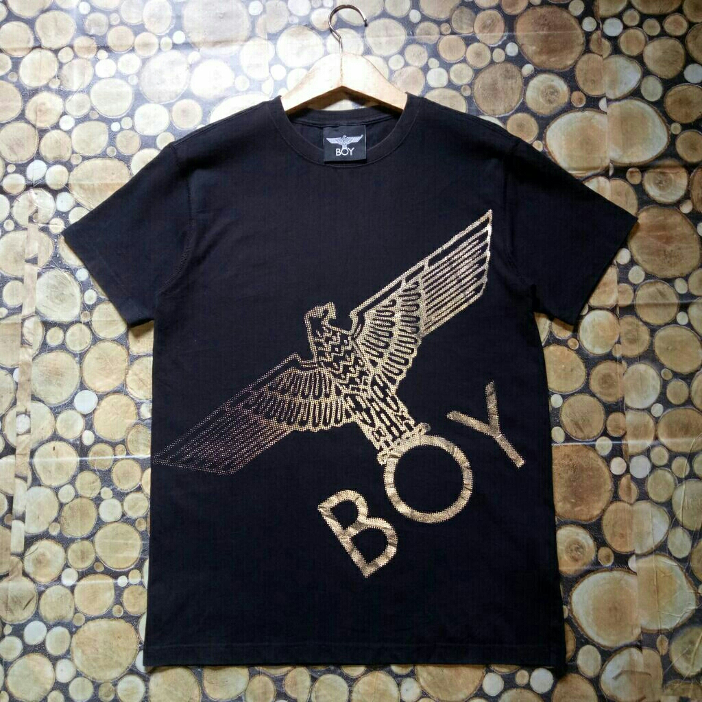 Tshirt Boy London Black Gold Size Medium