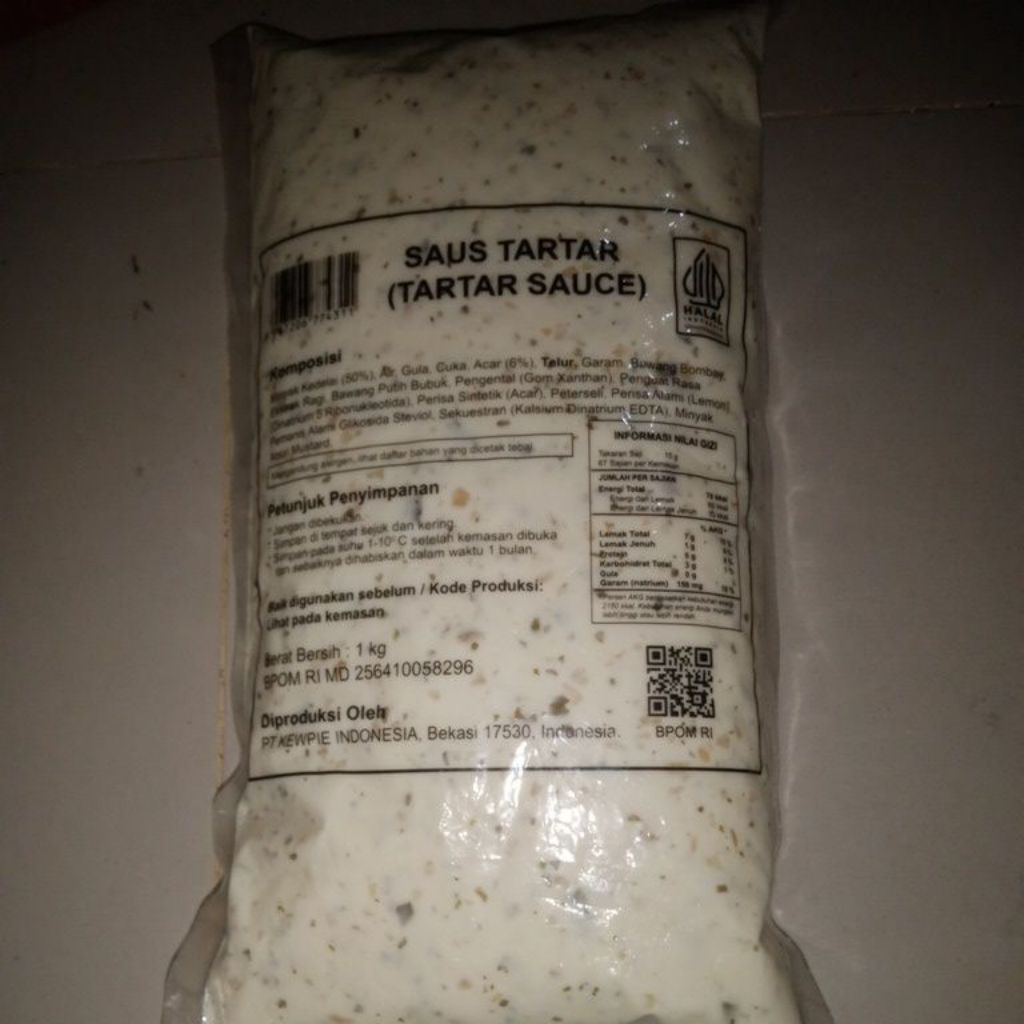 

Kewpie saus tartar 1kg