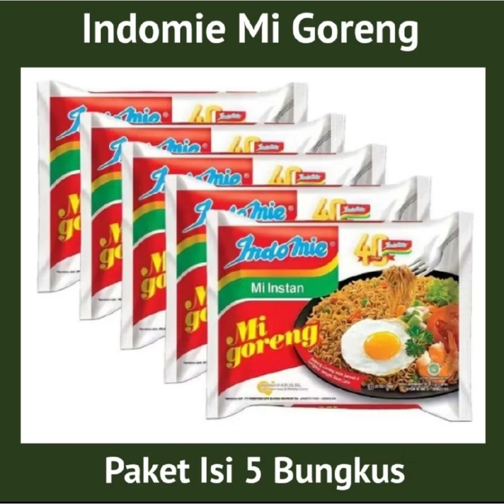 

[5 PCS] INDOMIE GORENG SPESIAL MIE INSTANT