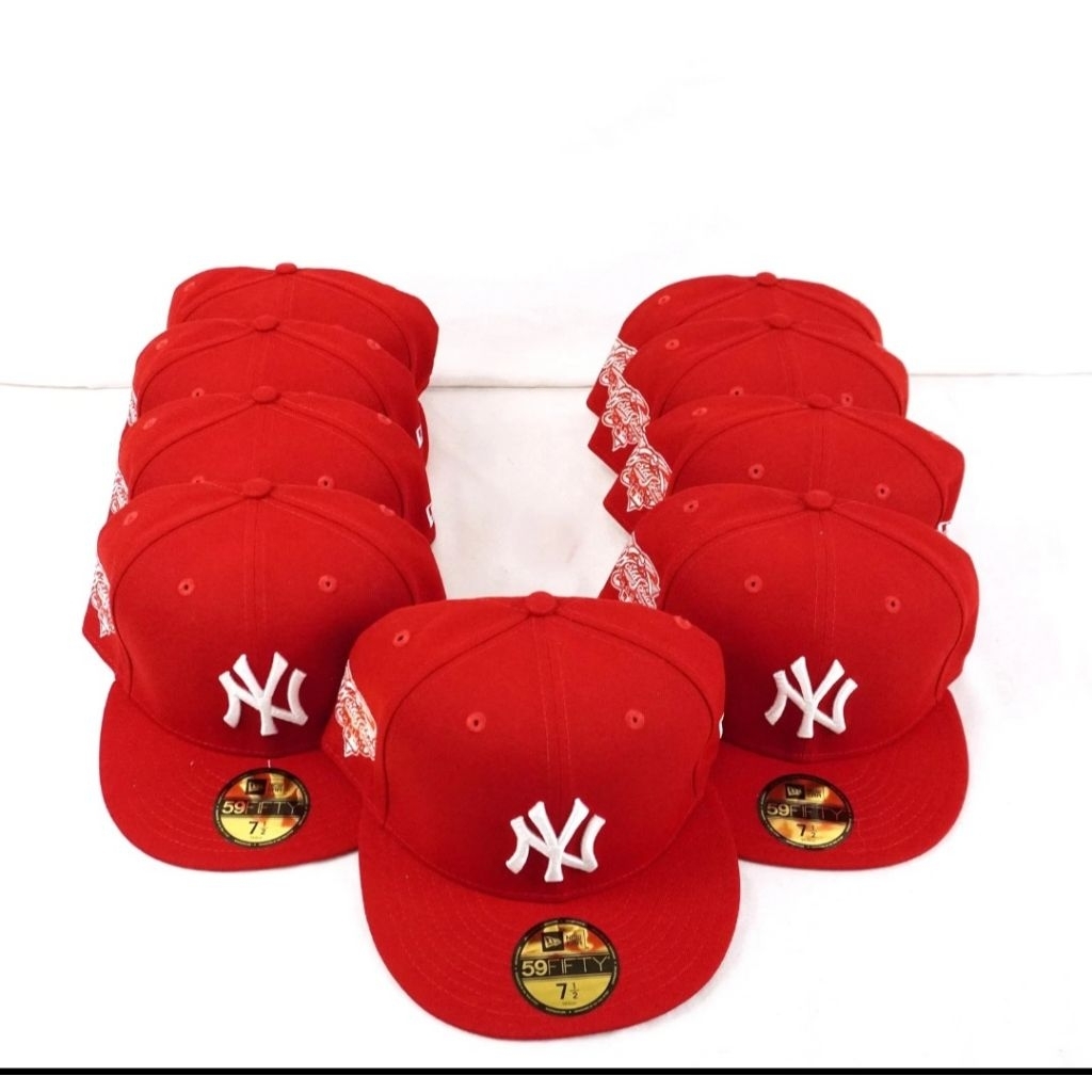 Topi New Era NY Yankees Red 59Fifty Original Size 7,5
