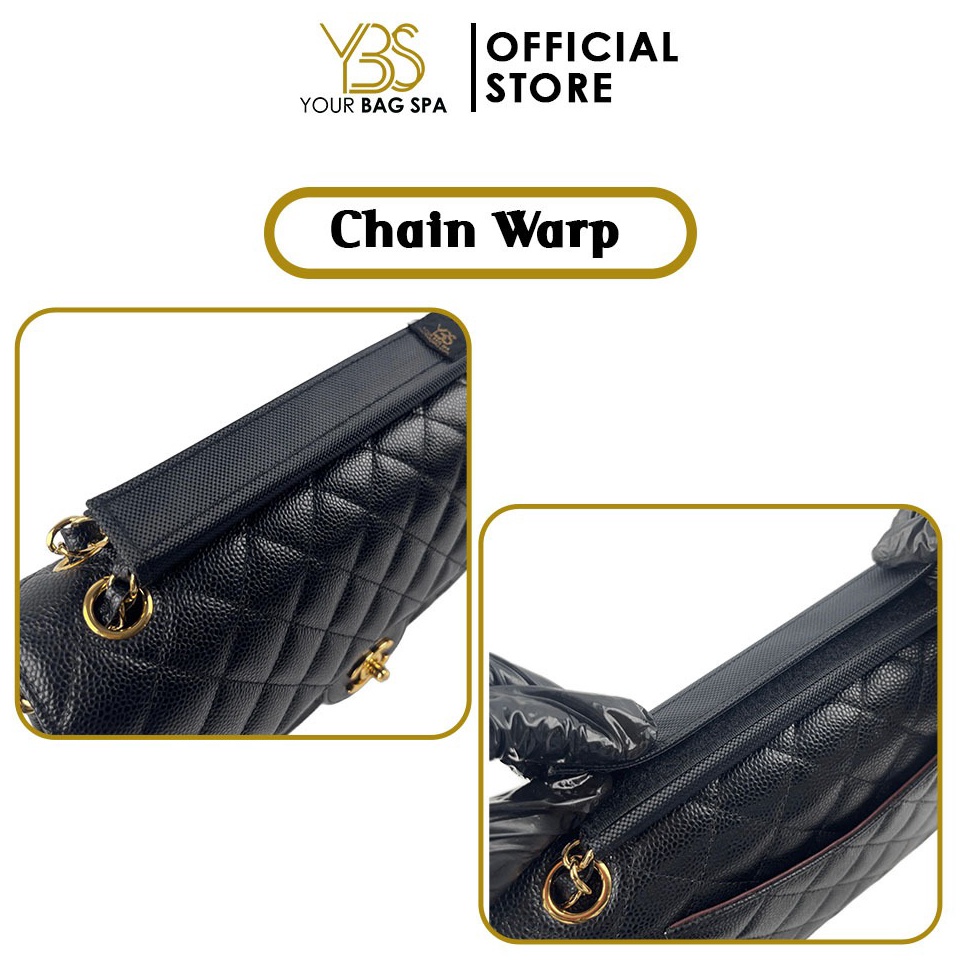 KODE K43A YOUR BAG SPA Chain Wrap Pelindung Tali Rantai Tas Kulit  Anti Gores untuk Tas Branded Chan