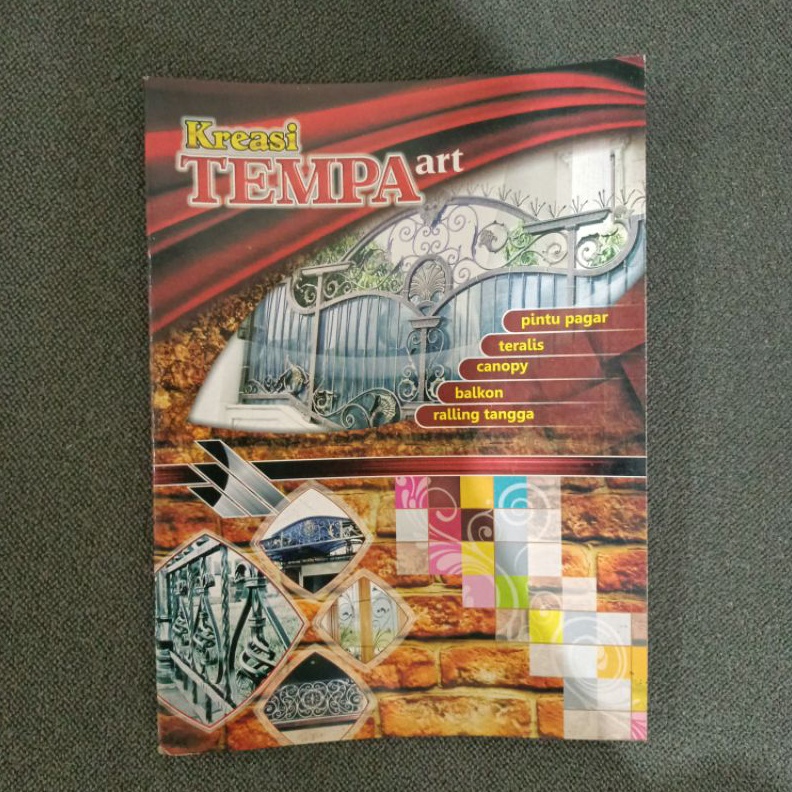 KODE Q24C Buku Katalog Album Pagar Tralis Besi Tempa Buku besar Kreasi