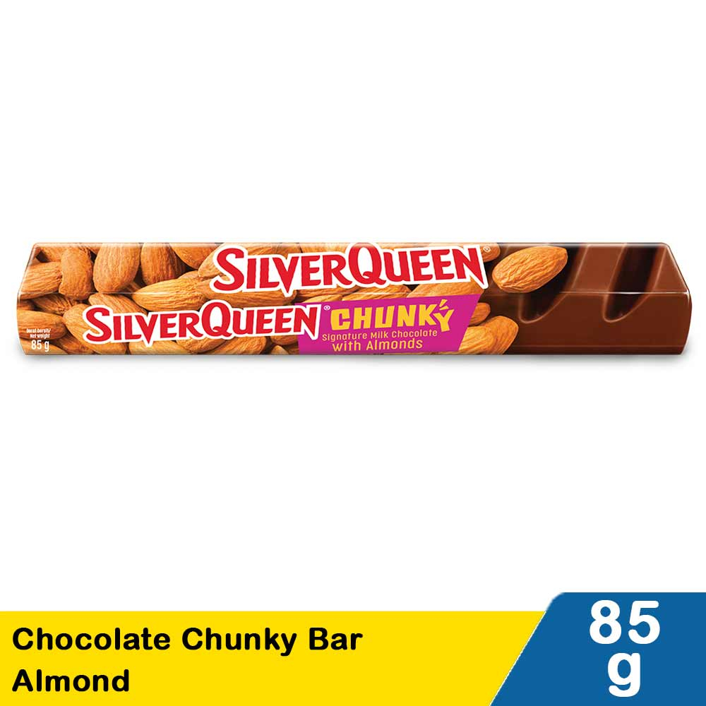 

SILVER QUEEN CHOCOLATE CHUNKY BAR ALMOND PCK 85g