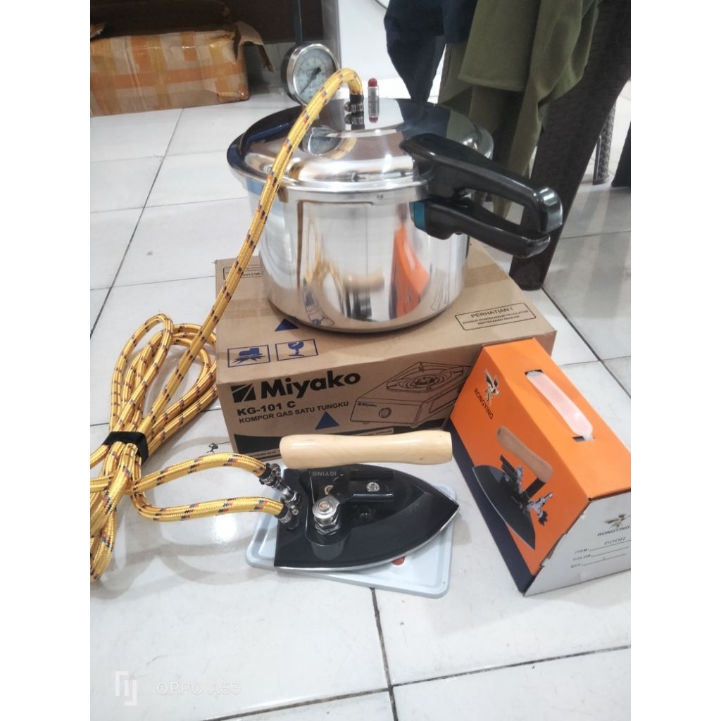 setrika uap presto 8 liter