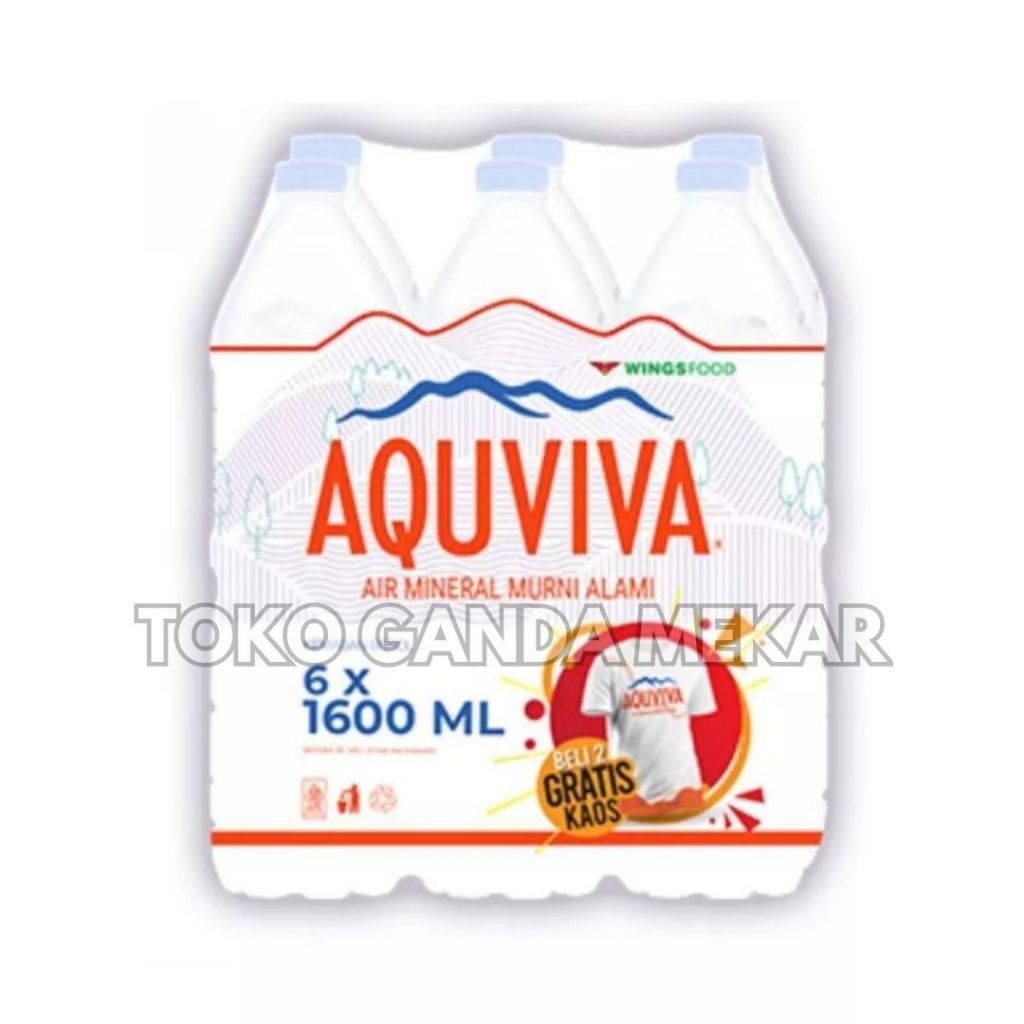 

AQUVIVA 1600ML × 6 PCS/ AIR MINERAL 1600ML/AIR MINERAL AQUVIVA