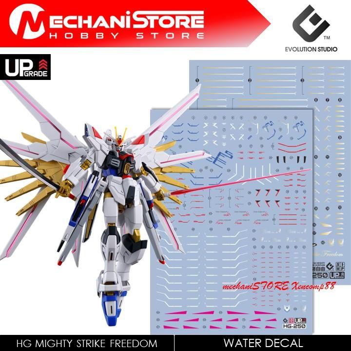Stiker / Water Decal EVO Decal HG - HG250 Mighty Strike Freedom