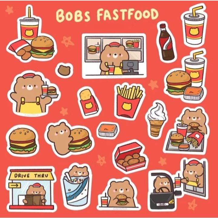 

Alta Sticker - Bobs Fastfood