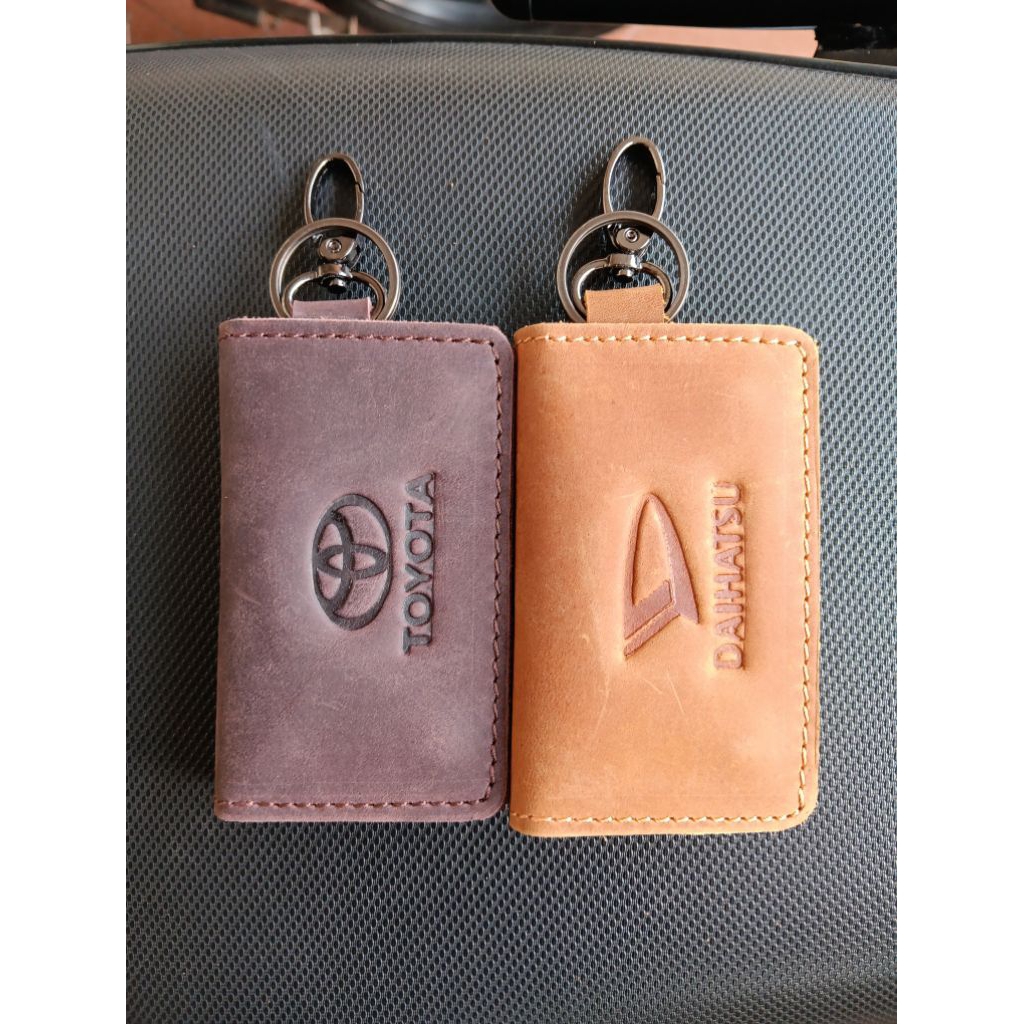 dompet stnk ful kulit# dompet kartu ful kulit# gantungan kunci mobil ful kulit#asesoris mobil ful ku