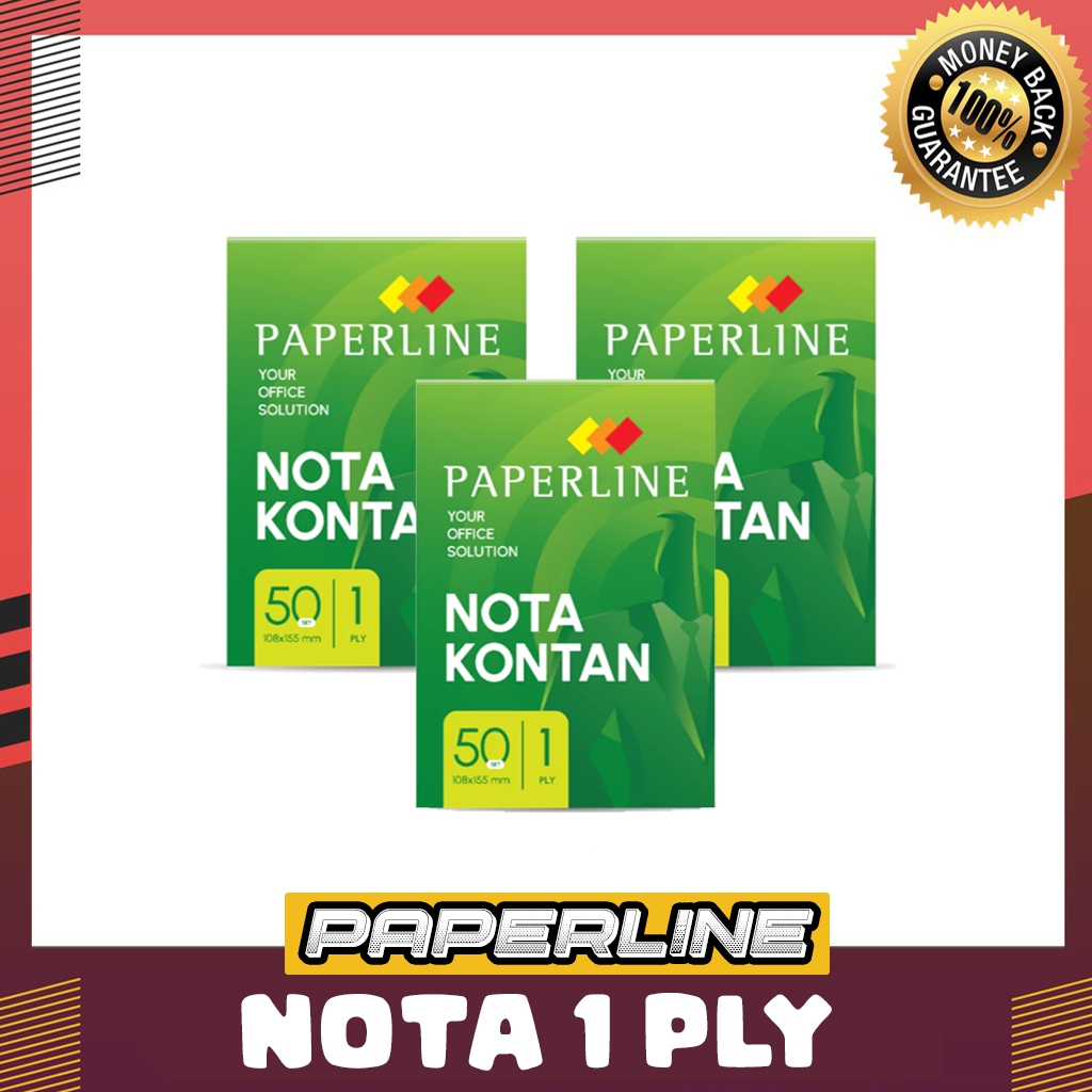 

Nota Kontan 1 ply paperline