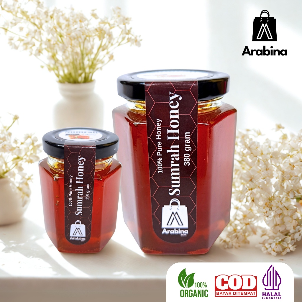 

Arabina Madu Sumroh Yaman Sumrah Original Murni Grade A Bersertifikat Labolatorium