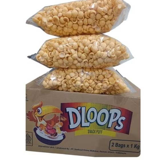 

Snack puff D'LOOPS cheese chococran 200gr