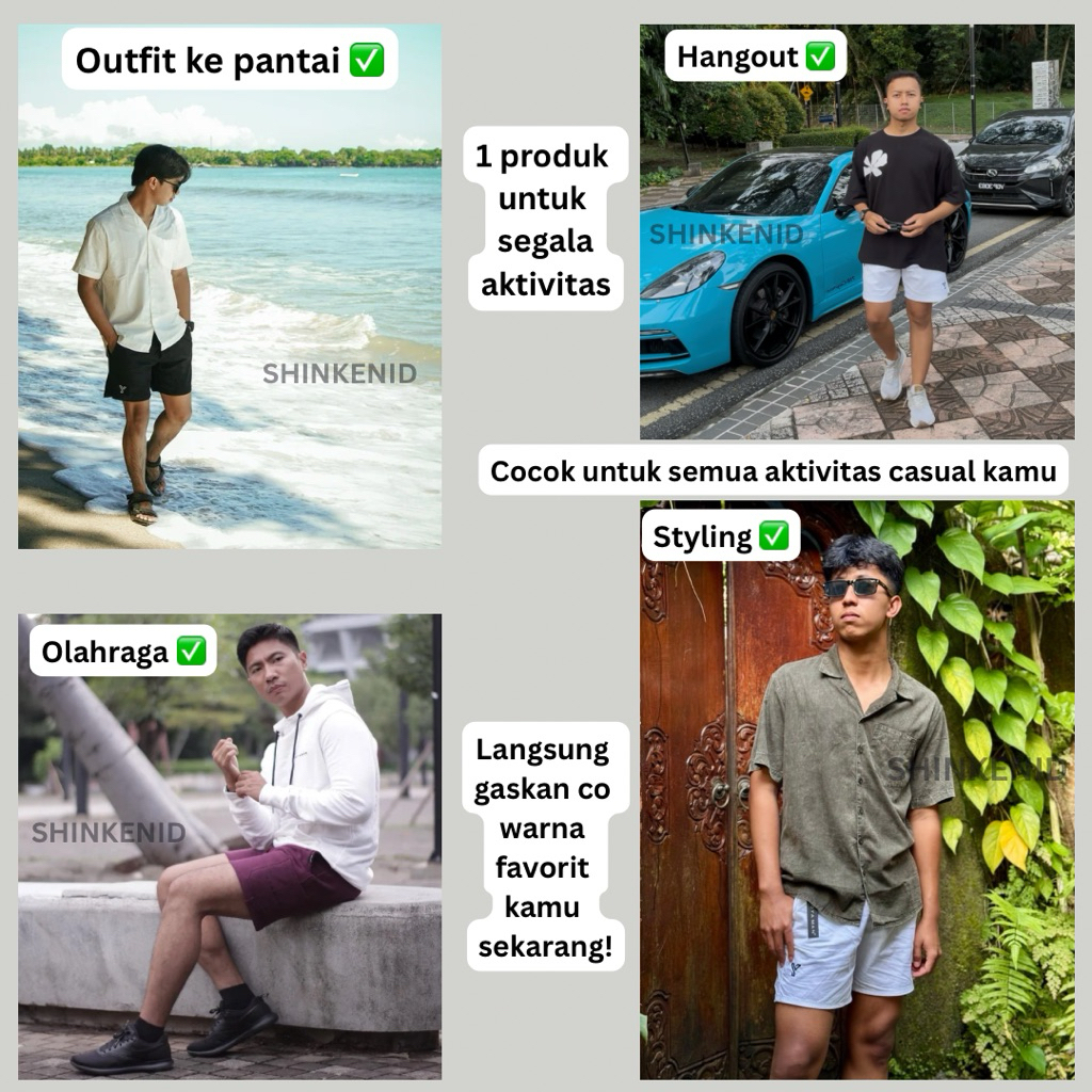 Yoya Man - Celana PendekCelana PantaiCelana Pendek PriaCelana Pendek PolosCelana Pendek Yoya Man