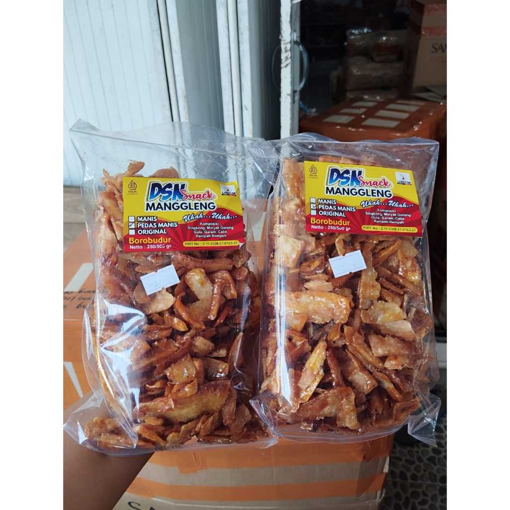 

Camilan Manggleng/Keripik Pedas Manis 250 gr