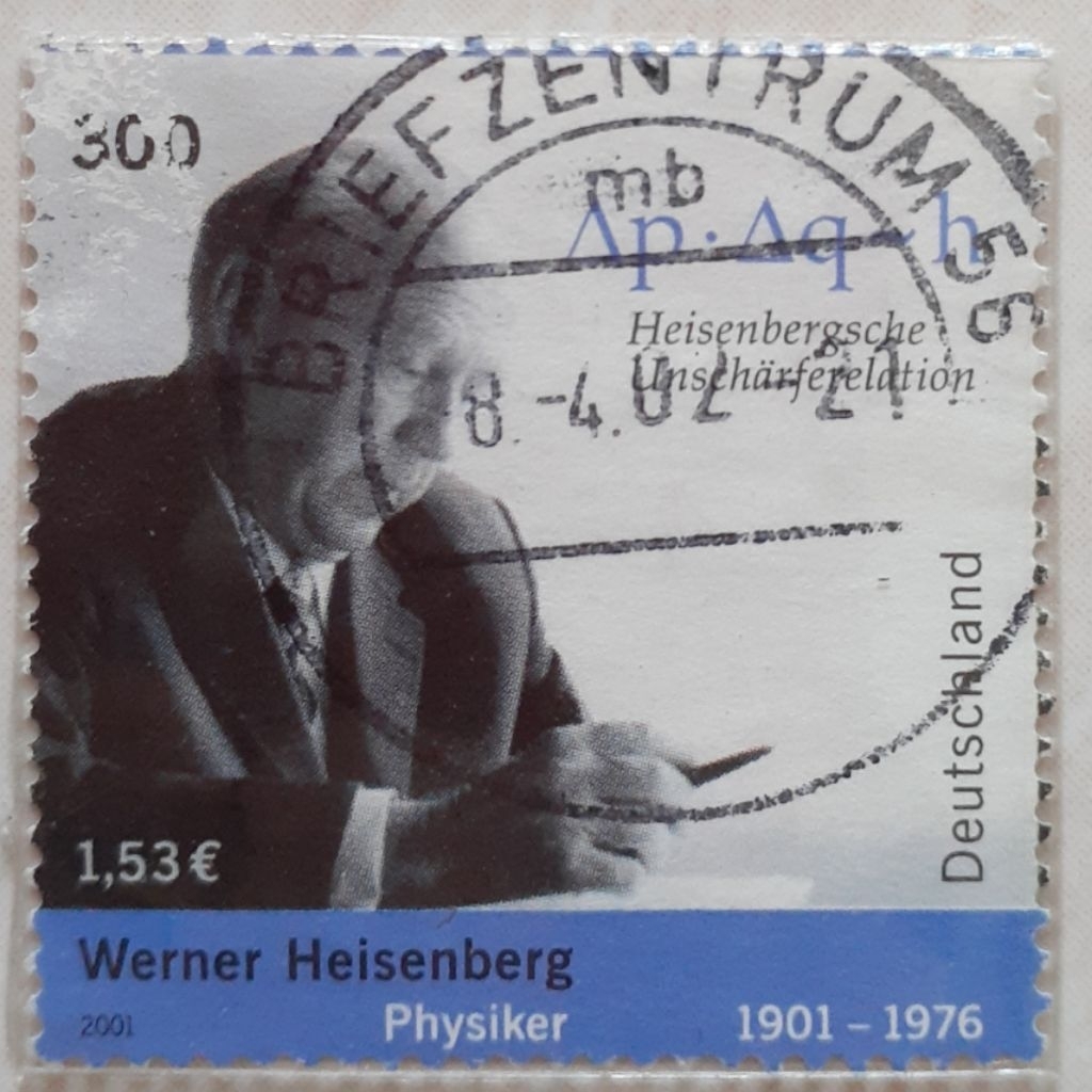 

Perangko Jerman Werner Heisenberg and Physic Relation Tahun 2001