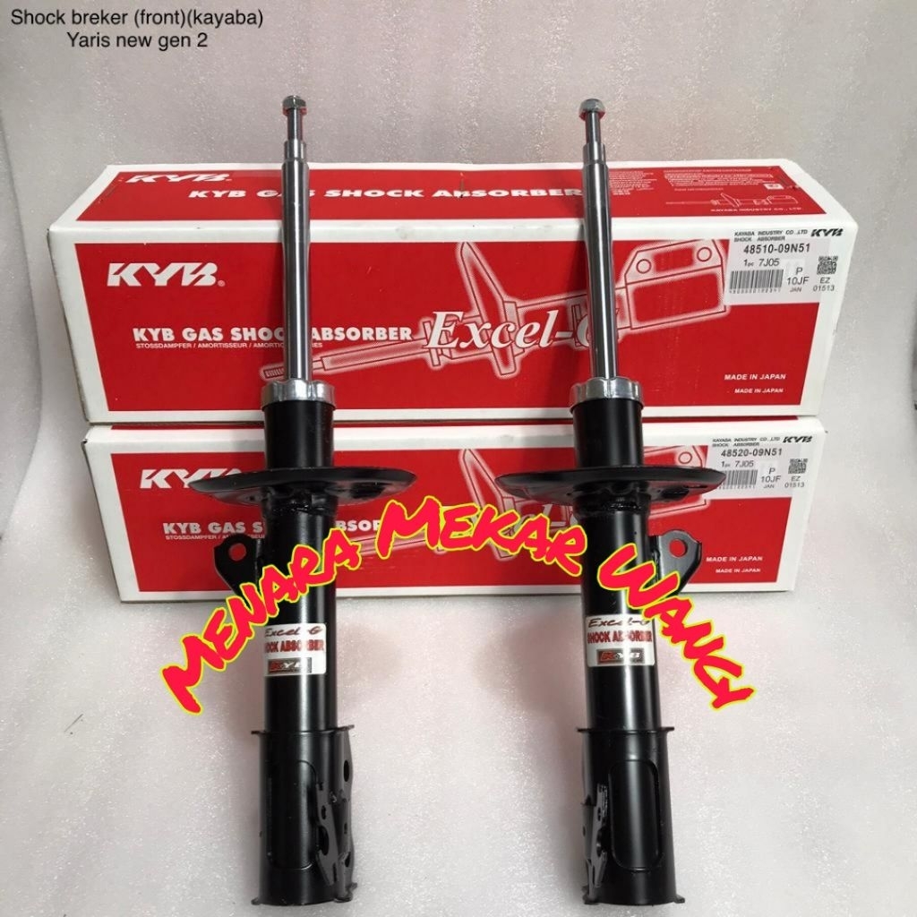 Shockbreaker Yaris New/ Vios Limo Gen 2 Depan Merk Kayaba Excel-G