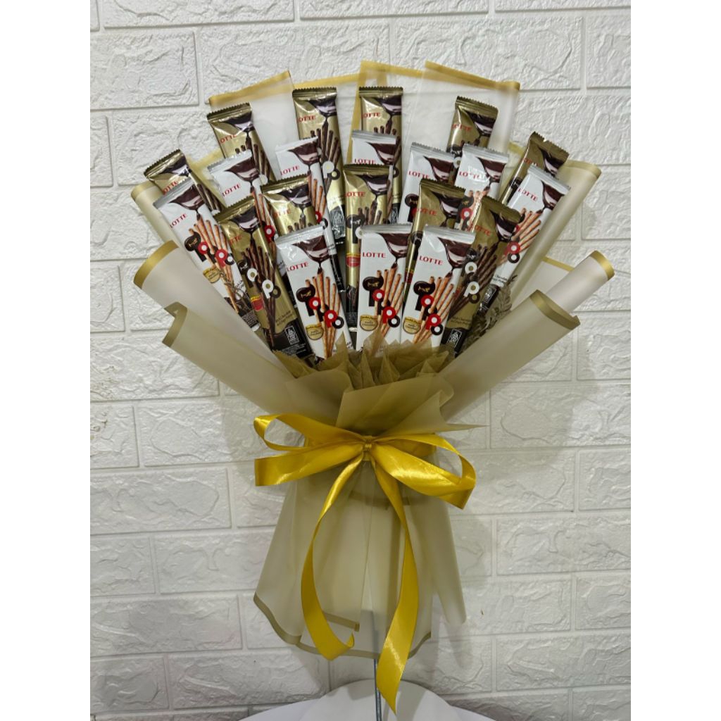 

Buket Snack Bisa Custom isi 21 bungkus