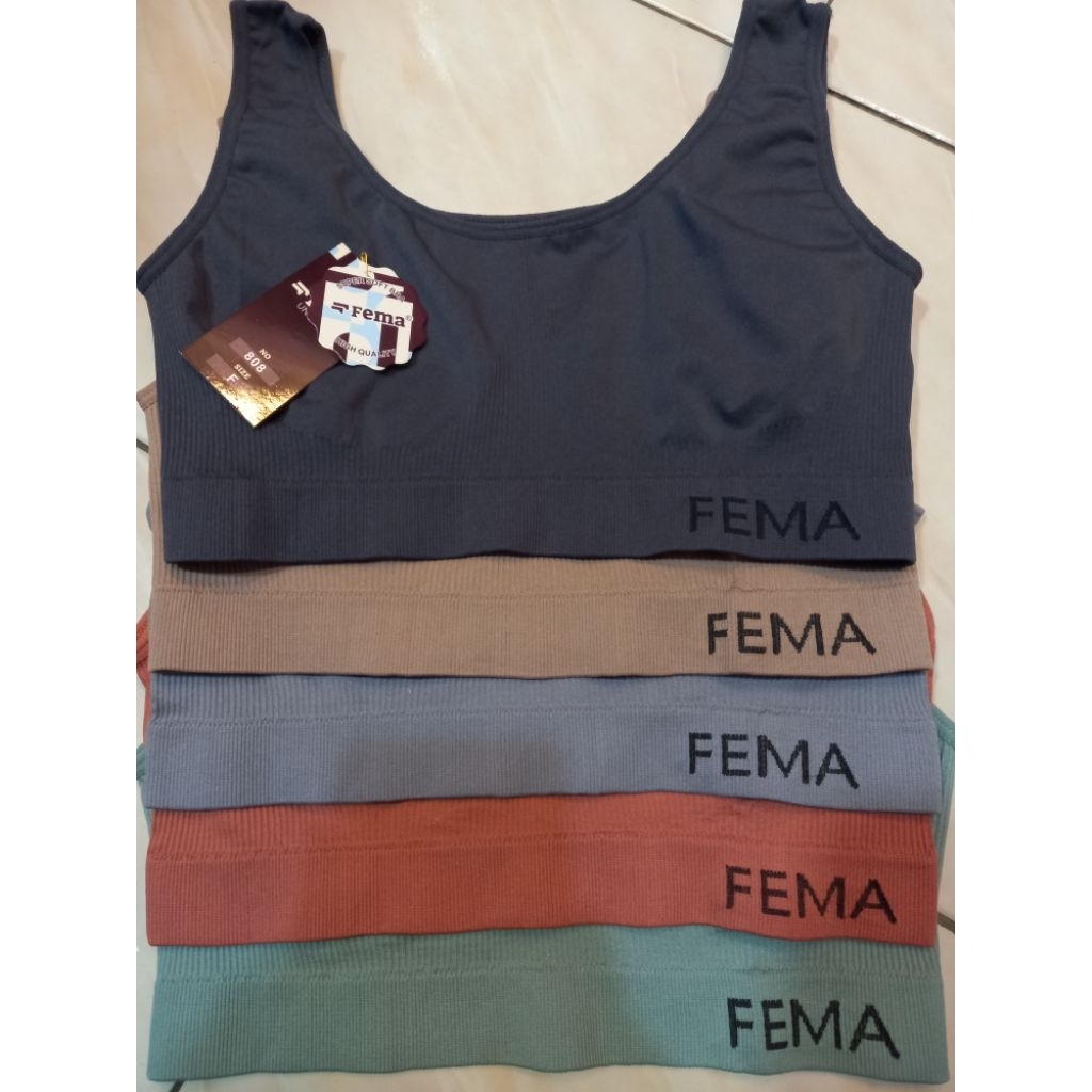 FEMA SPORT BRA OLAHRAGA SENAM YOGA SUPER SOFT