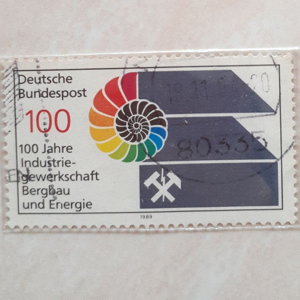 

Perangko Jerman Centenary of Mining & Power Industries Trade Union Tahun 1989