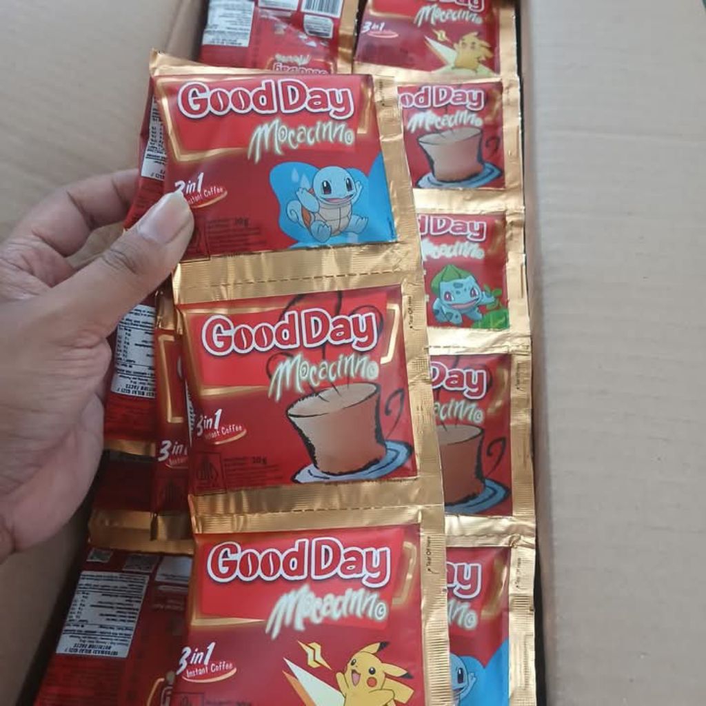 

Kopi Goodday Mocacinno 20gr 1 Renteng 10 Pcs - Kopi Instan Kopi Sachet 3 in 1 Coffe