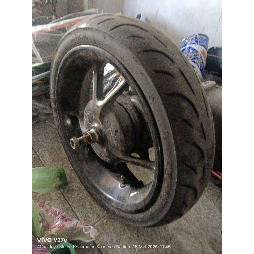 pelek aerox set ban depan belakang