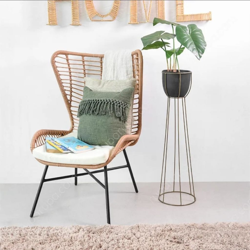 INFORMA POT WITH STAND GOLD BLACK // INFORMA POT BUNGA  // INFORMA STAND POT