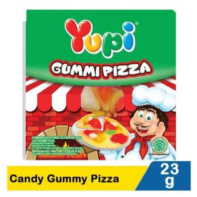 

YUPI CANDY GUMMY PIZZA PCK 23g
