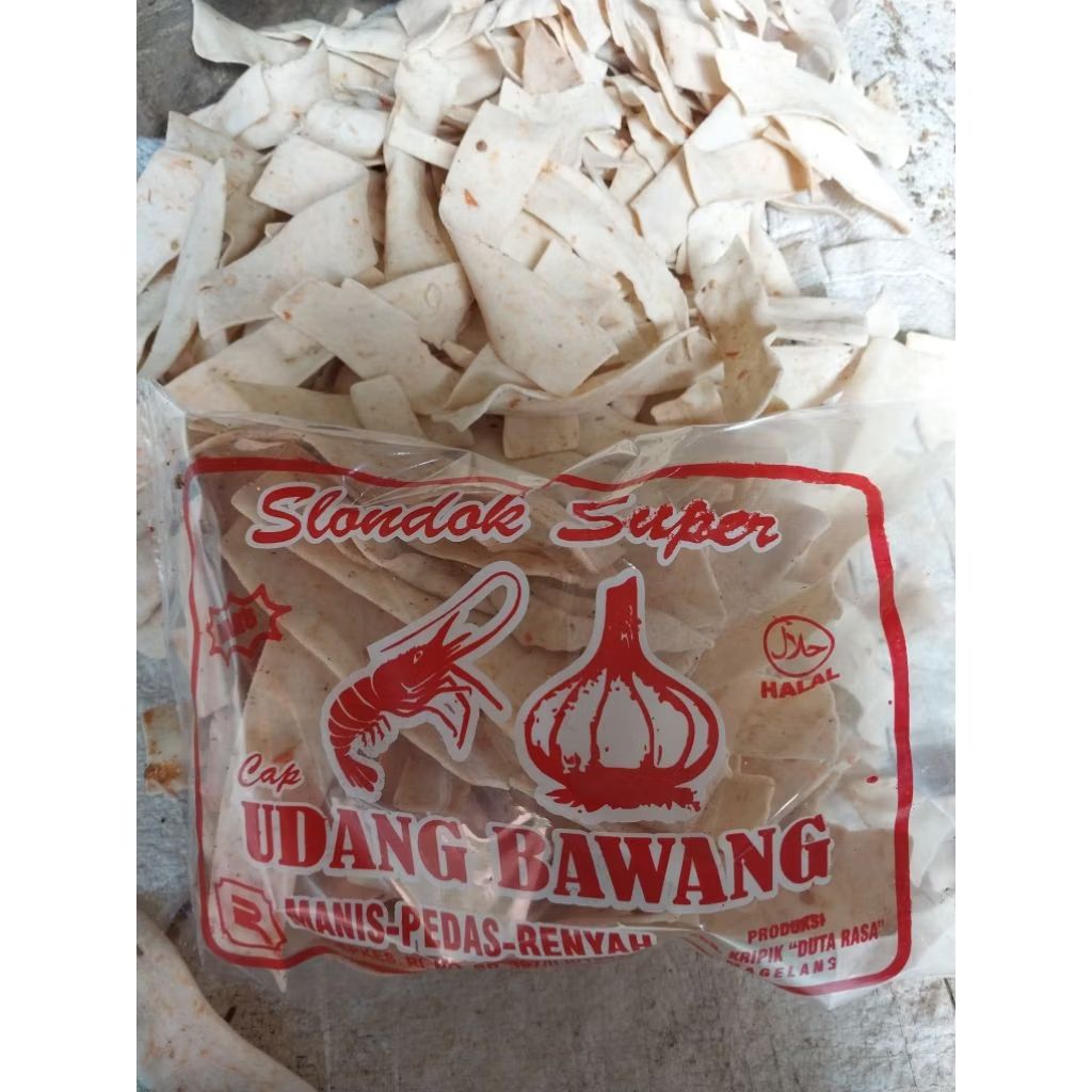 

KRUPUK SLONDOK SUPER PEDAS MANIS 200GRAM