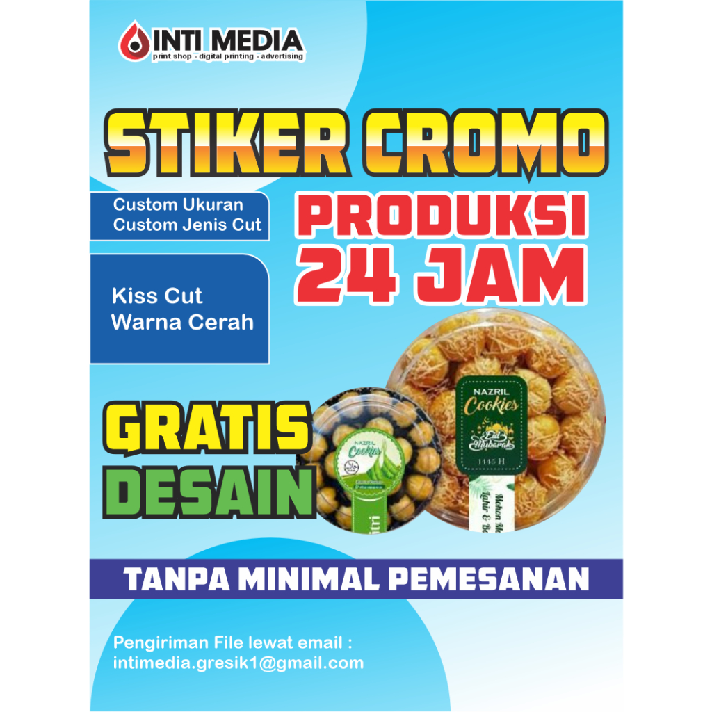 

CETAK STIKER KROMO A3+ (PRINT + CUT)