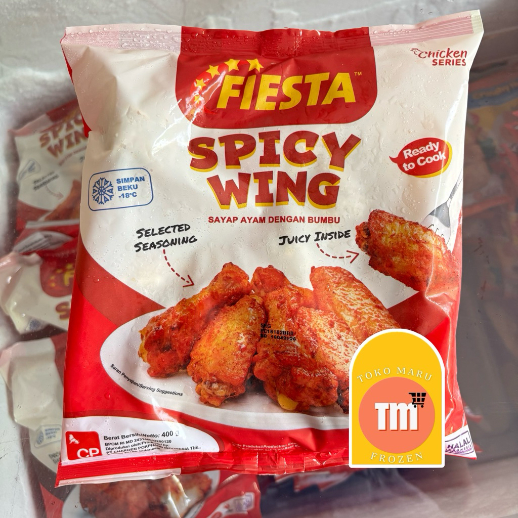 

Fiesta Spicy Wing 400gr | Sayap ayam bumbu